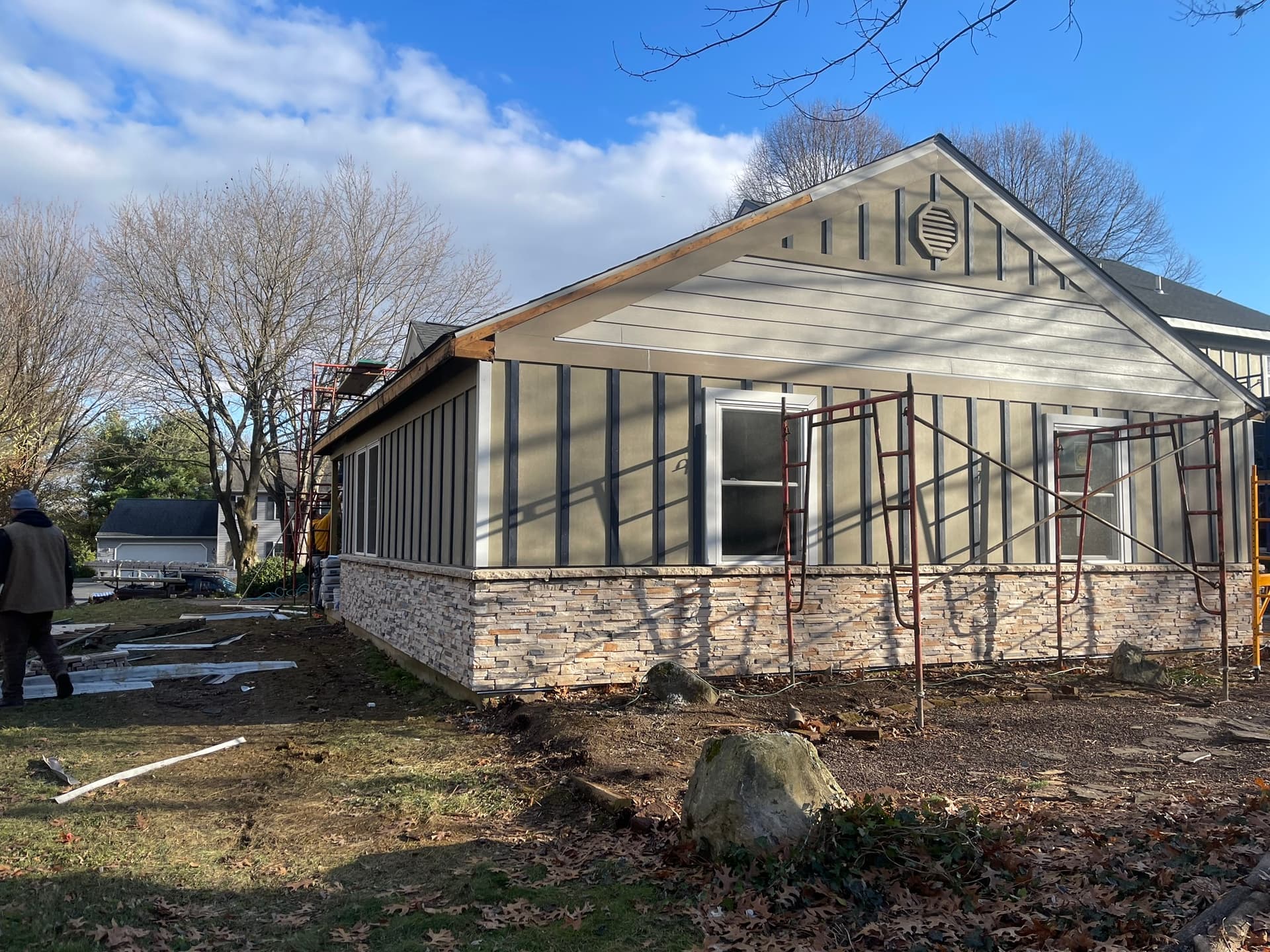 Home renovation flooring installation project in Lehigh Valley.